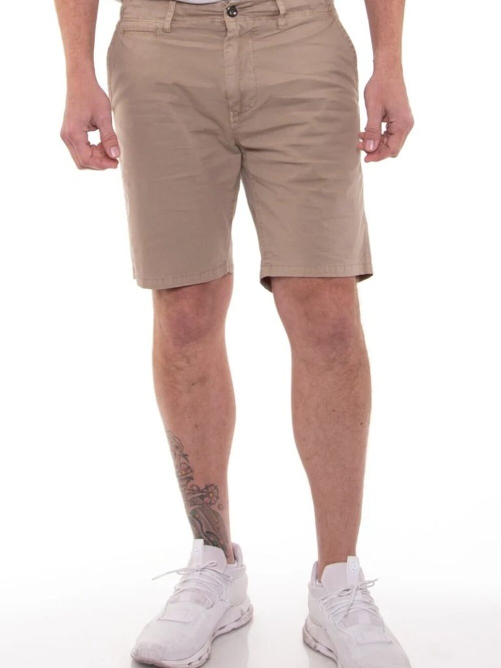 Civil Society Khaki Stretch Ripstop 8" Shorts/21248
